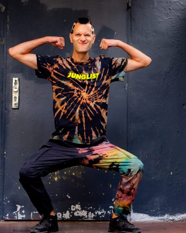 Pretty Slow X Monkee Juice // Junglist // Reverse Tie Dye Shirt // Größe S/M Unisex
